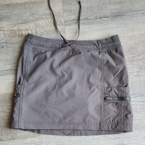 Skort with Zipper Pockets
